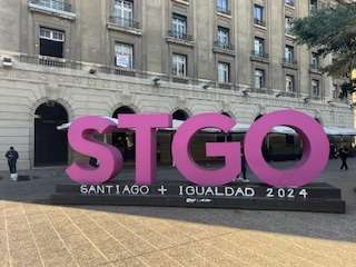 Is Chile Safe to travel to? -Plaza de Armas Santiago Sign